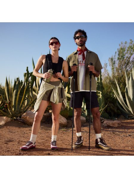 Dámské Barefoot Outdoorové Boty GROUNDIES® All Terrain Low 2.0 Červeno Žluté