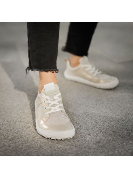 FRODDO TENISKY GEO LACES Gold Shine | Sportovní barefoot tenisky