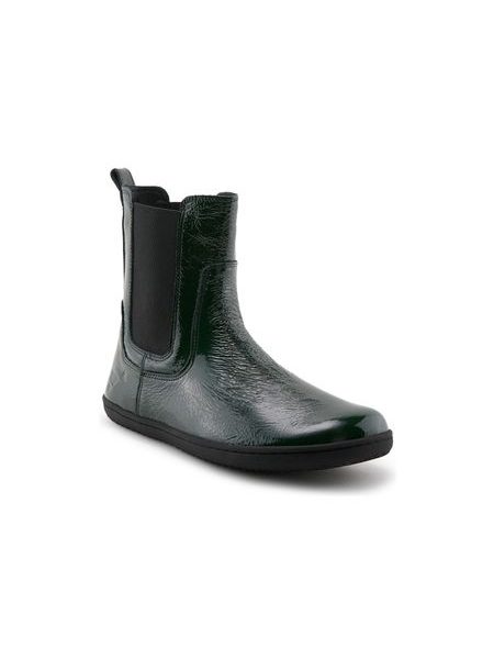 Damen-Barfuß-Chelsea-Stiefeletten ANGLES ORION Grün lackiert