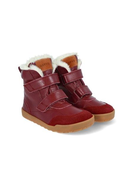 Otroški barefoot zimski škornji RAYVE LAHTI bordo rdeči