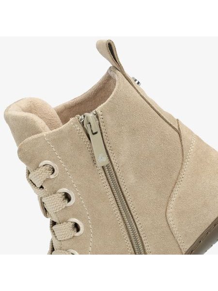 Dámské Barefoot Kotníkové Boty GROUNDIES® Salzburg Béžové