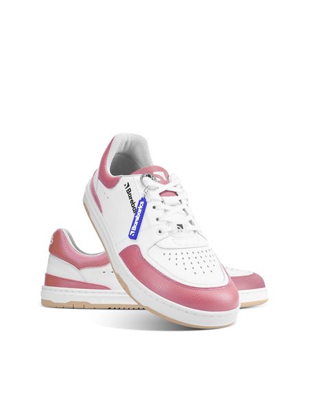 Ténis barefoot Barebarics Wave branco e rosa