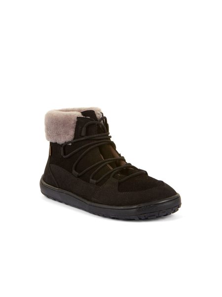 FRODDO UP FURRY W TEX Black | Zimní zateplené barefoot boty