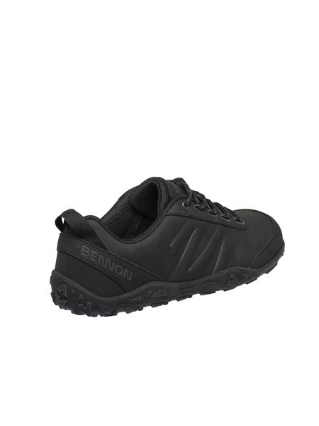 BENNON Barefoot kožené grafitově černé | Barefoot sportovní outdoorové boty