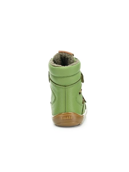 Dětské barefoot zimní boty FRODDO WINTER TEX zelené