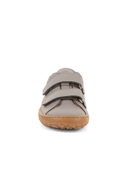 FRODDO TENISKY BAZE LEATHER D-VELCRO Grey | Dětské barefoot tenisky