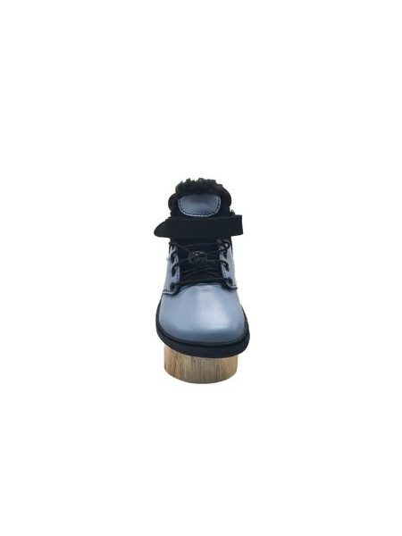 Dětské Barefoot Zimní boty PEGRES BF40 0.1 modré