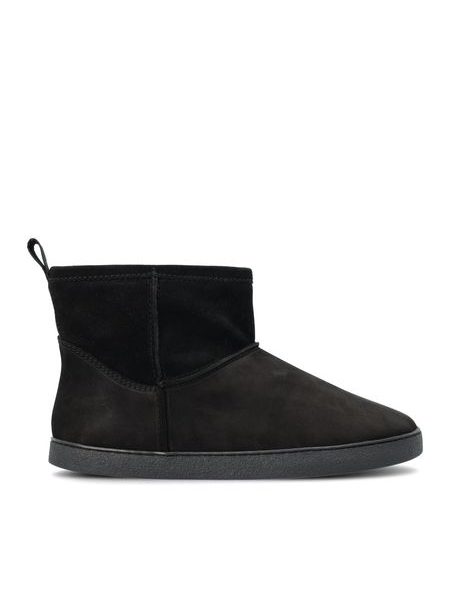 Dámské Barefoot Zateplené Boty GROUNDIES® COZY BOOT LOW Černé
