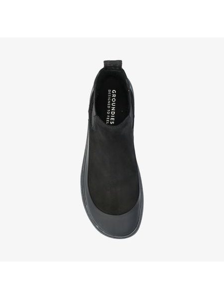 GROUNDIES SIENNA WOMEN Black | Dámské barefoot chelsea boty