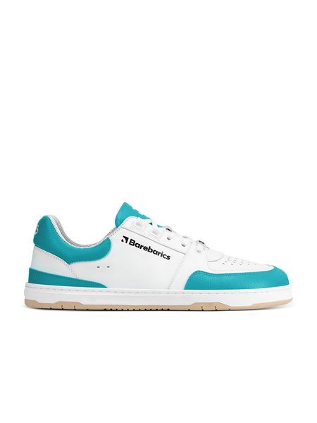 Ténis barefoot Barebarics Wave branco e turquesa-escuro