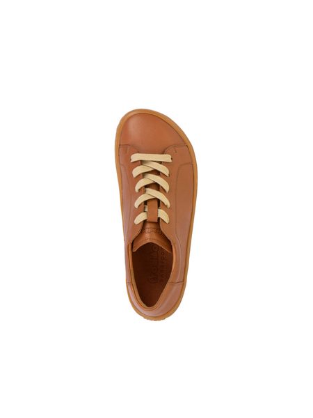FRODDO TENISKY LEATHER LACES Cognac II | Barefoot tenisky