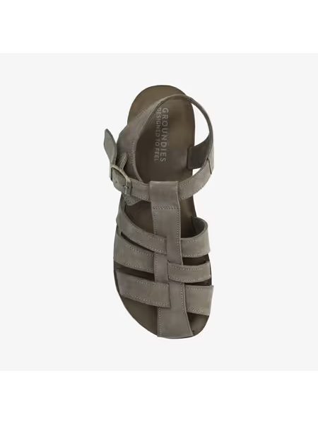 Barefoot Sandály GROUNDIES® Catania Khaki