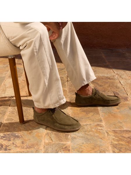 Barefoot Mokasíny GROUNDIES® Cricket Khaki