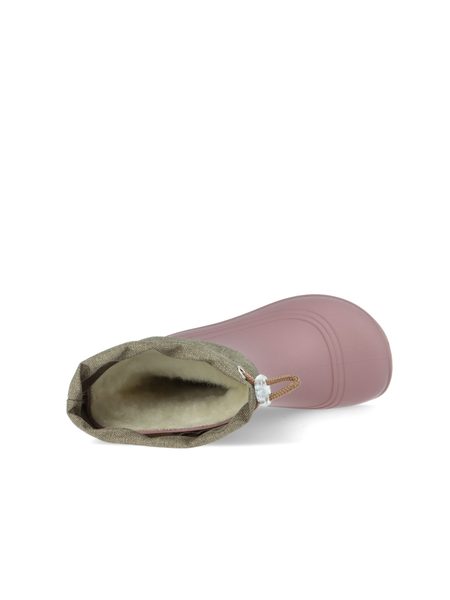RAYVE MONSOON COVER WINTER Pink | Dětské zateplené barefoot holínky