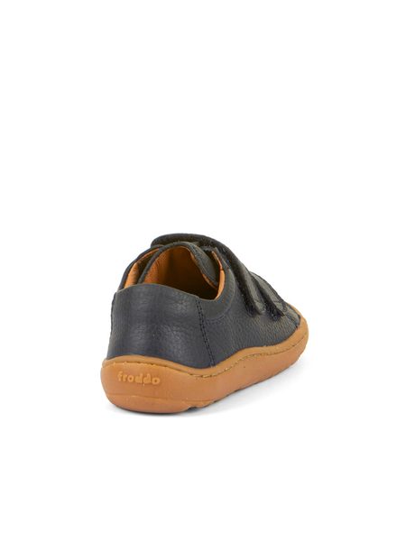 FRODDO TENISKY BASE LEATHER D-VELCRO Dark Blue | Dětské barefoot tenisky