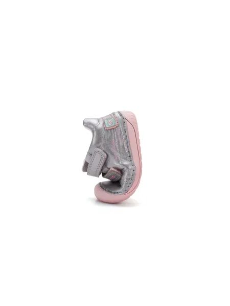 Dětské barefoot tenisky D.D.STEP S070-62332 Stříbrné