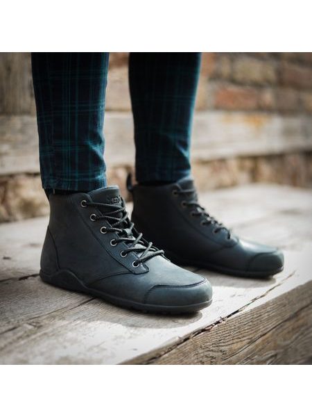 XERO SHOES DENVER LEATHER M Black | Pánské kotníkové barefoot boty