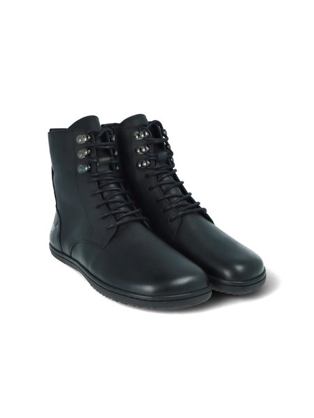 Barefoot Zateplené kotníkové boty ANGLES ORPHEUS WINTER ZIP 2.0 černé