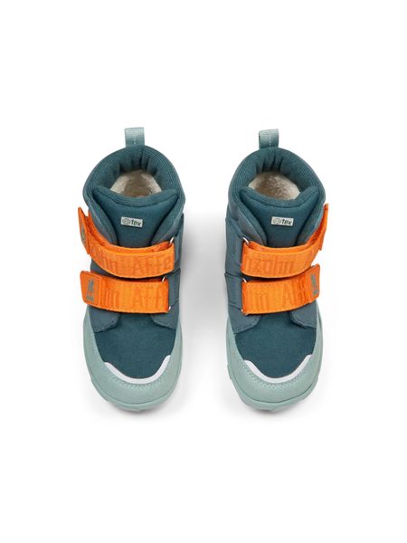 AFFENZAHN MIDBOOT VEGAN COMFY BUNNY Green | Dětské barefoot zateplené boty