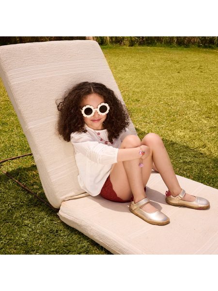 Dětské Barefoot Sandály GROUNDIES® Stella Kids Champagne