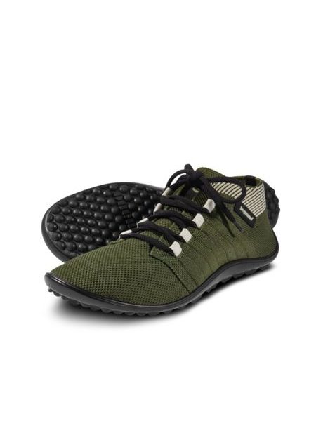 LEGUANO BEAT Olive | Barefoot tenisky
