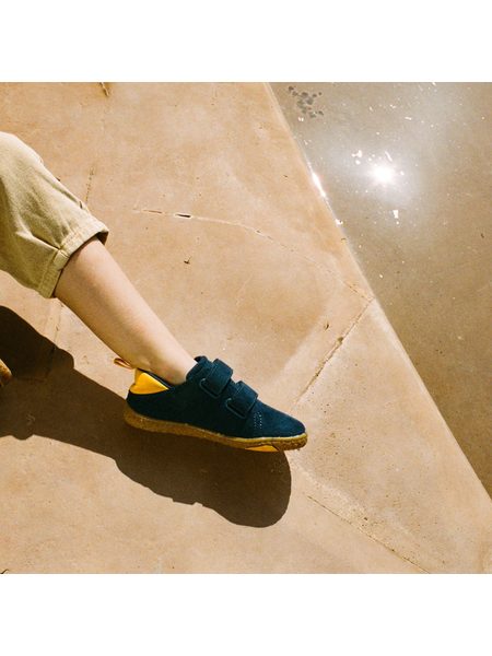 Dětské Barefoot Tenisky GROUNDIES® Malmö Modré