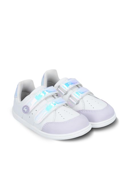 Ténis barefoot de criança Be Lenka Energise Kids branco e iridescente