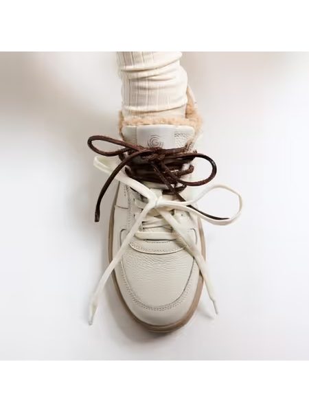 Dámské Zateplené Tenisky GROUNDIES® HAMPTONS TEDDY 2.0 REGULAR Krémové