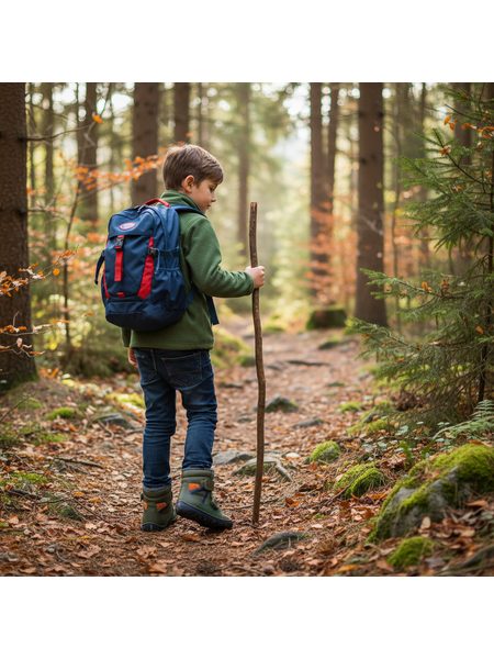 D.D.STEP W073-52306A Emerald | Dětské zimní zateplené barefoot boty