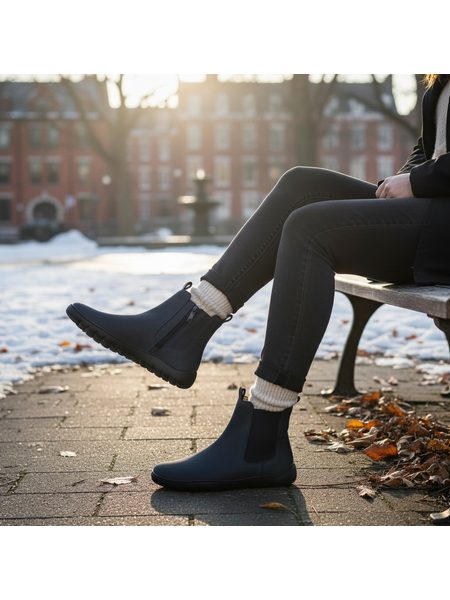 Dámské Barefoot Chelsea GROUNDIES® EVERYDAY 2.0 Tmavě modré