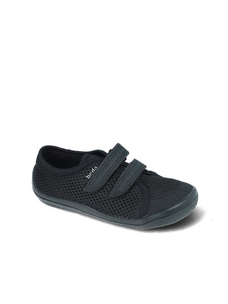 BEDA TENISKY BFN 170040/ST/W/O JUST BLACK | Dětské barefoot tenisky