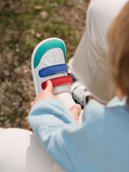 Ténis barefoot de criança Be Lenka Energise Preschool branco e multicolor