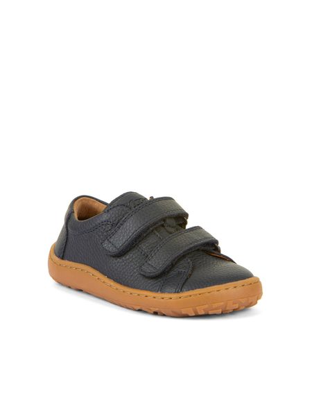 FRODDO TENISKY BASE LEATHER D-VELCRO Dark Blue | Dětské barefoot tenisky