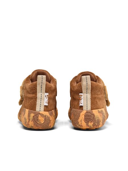 AFFENZAHN PREWALKER LOWBOOT LEATHER TALKY Affenzahn Brown | Dětské první barefoot botičky