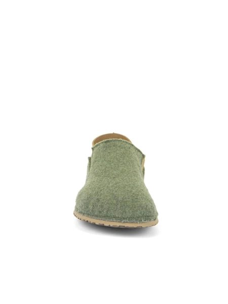FRODDO SLIP-ON WOOLY Olive | Barefoot přezůvky
