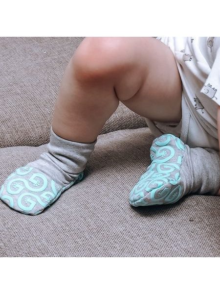 Protiskluzové ponožky zimní GECKOECO Mint