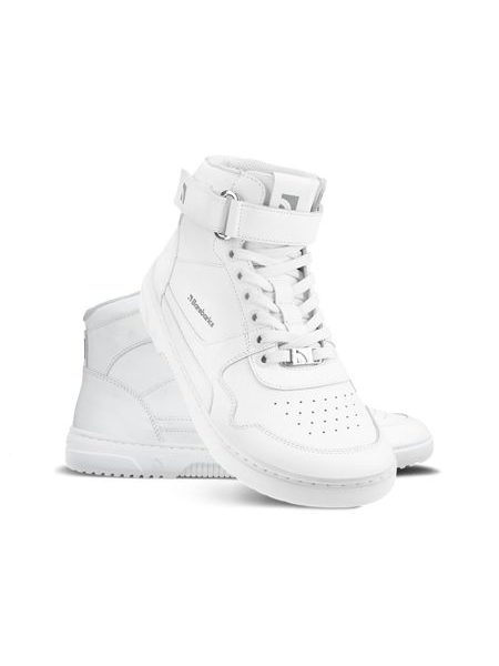 Ténis barefoot Barebarics Zing - High Top - branco - pele