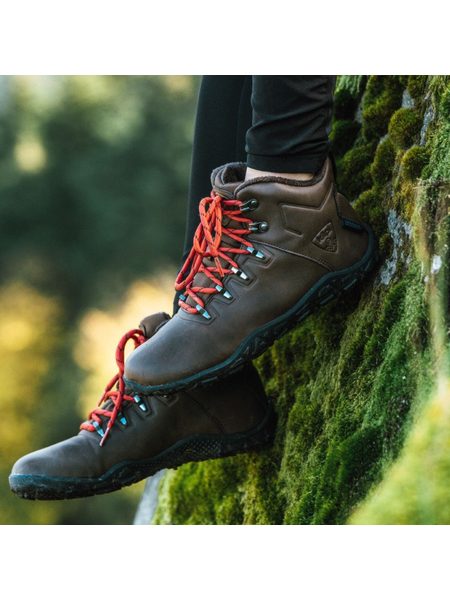 KILPI BARE HIGH WP-U Tmavě Zelené | Outdoorové barefoot boty