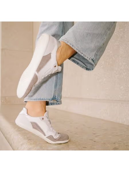 Barefoot Tenisky GROUNDIES® Nova 2.0 GO1 Bílá Metalická