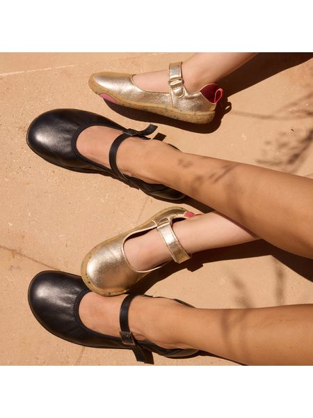 Dámské Barefoot Baleríny GROUNDIES® Amber 2.0 Černé