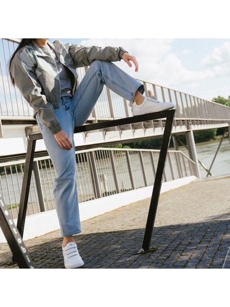 Barefoot sneakers voor dames en heren Barebarics Zing Velcro wit