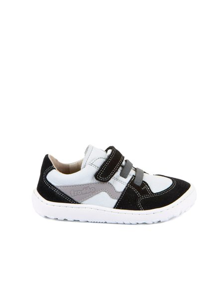 FRODDO TENISKY RIVER White Black | Dětské barefoot tenisky