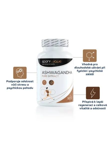 ASHWAGANDHA PURE EXTRACT 90 cps – pro psychickou pohodu a energii