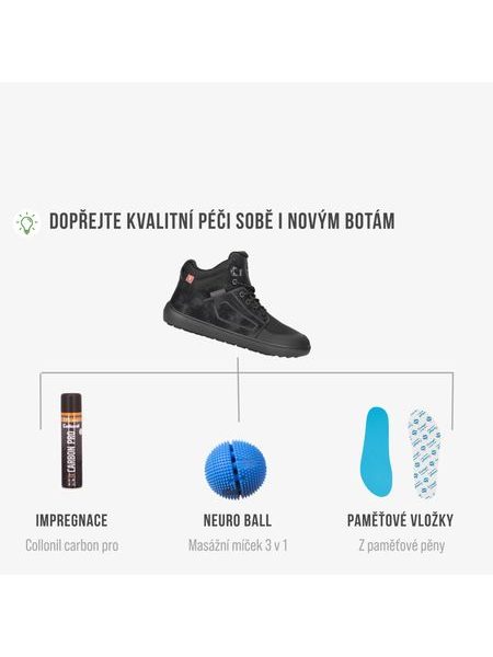 BE LENKA ZIMNÍ KOTNÍKOVÉ ArcticEdge - All Black