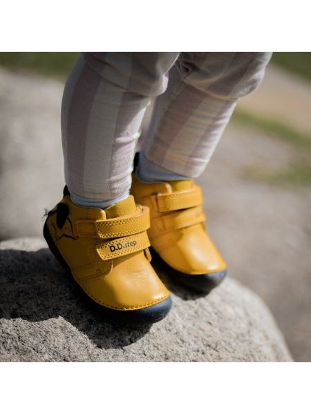 D.D.STEP S070-42919 CELOROČNÍ TENISKY Yellow | Dětské celoroční barefoot boty