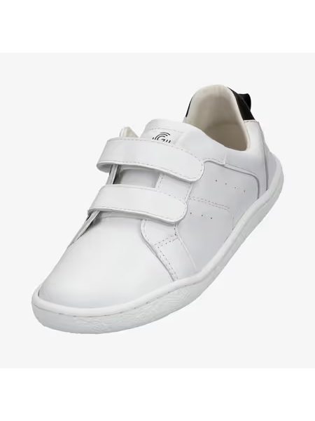 Dětské Barefoot Tenisky GROUNDIES UNIVERSE KIDS Bílo Černé