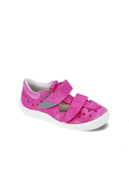 BEDA SANDÁLY BF 0001/SD/W/TS JANETTE Pink Sparkle 1