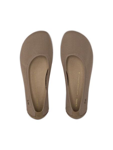 Damen-Barfußballerinas Be Lenka Delight - Keksbraun