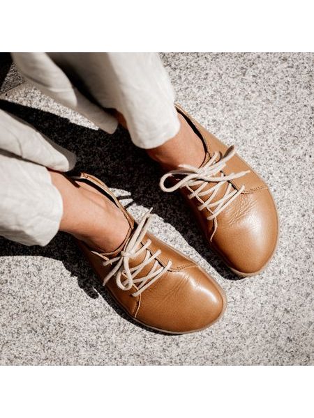 AYLLA BAREFOOT INCA DÁMSKÉ Sand | Dámské barefoot polobotky