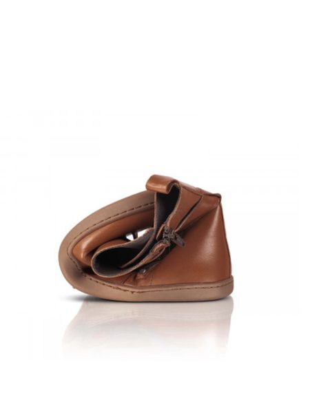 SHAPEN DIVINE Brown | Dámské barefoot kotníkové boty